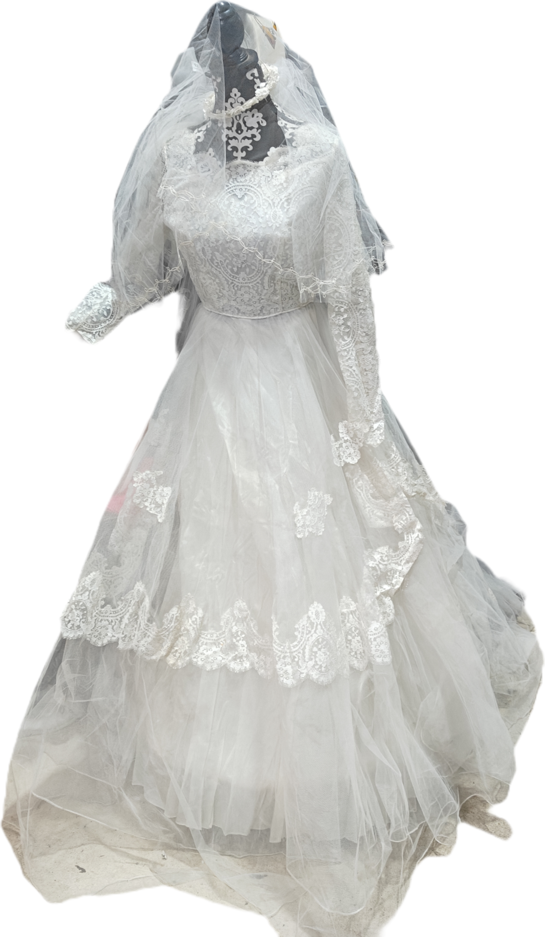 Wedding Dress Front Size 10 $50